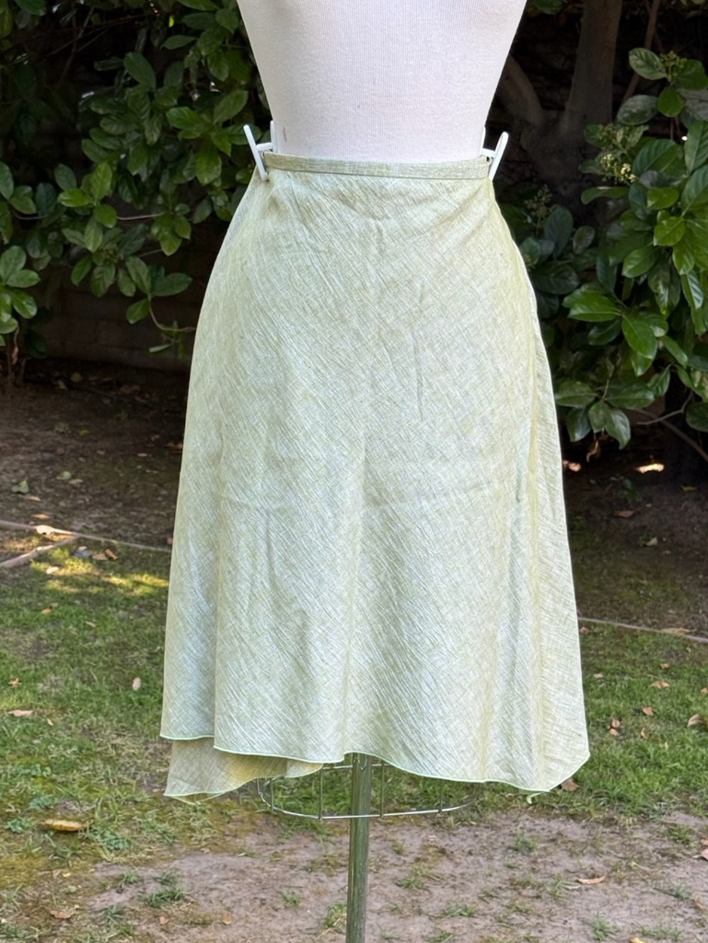 Magid Bernard vintage skirt with avant-garde sharkbite hem - size XL
